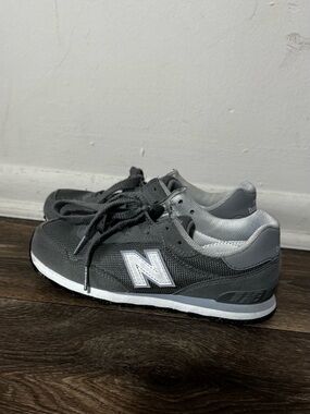 New Balance Kids Gray Lace-Up Sneakers